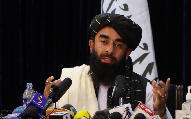 Người phát ngôn của phong trào Taliban Zabihullah Mujahid. Ảnh: The Times.