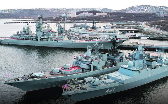 Các hạm đội của hải quân Nga sẽ có thể thiết lập căn cứ tại bất kỳ điểm nào trên bờ biển