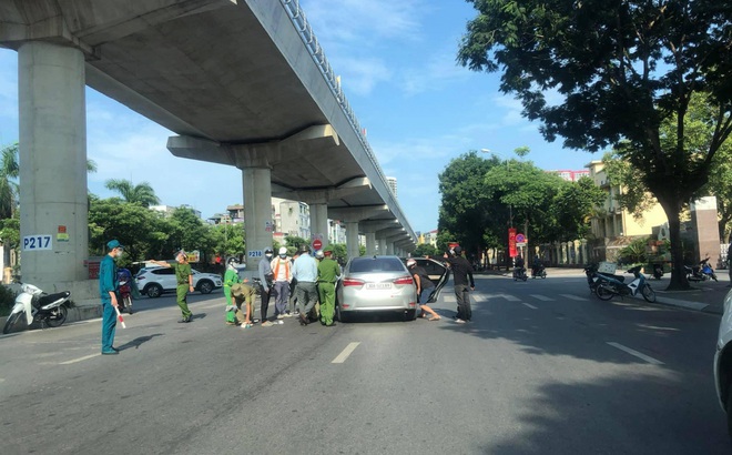 Một vụ thông chốt kiểm soát xảy ra ngày 6/8 tại Hà Nội (Ảnh minh hoạ: D.V)