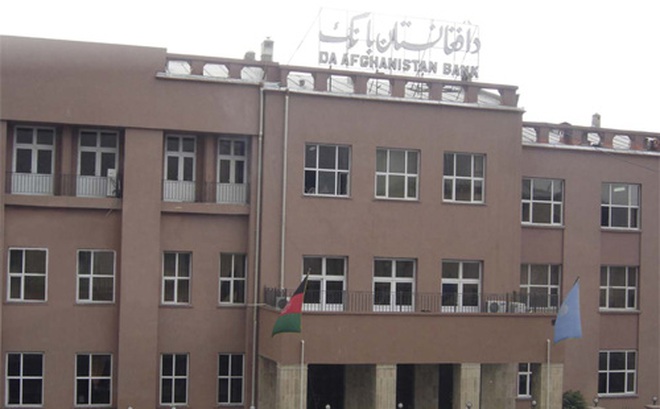 Trụ sở ngân hàng Da Afghanistan Bank. Ảnh: dab.gov.af