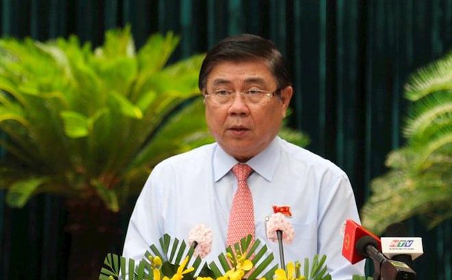 Ông Nguyễn Thành Phong phát biểu nhậm chức sau khi tái đắc cử chức vụ Chủ tịch UBND TPHCM tại kỳ họp thứ nhất HĐND TPHCM khóa X