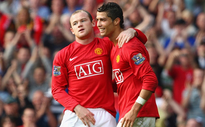 Rooney và Ronaldo thời cả 2 tung hoành trong màu áo M.U