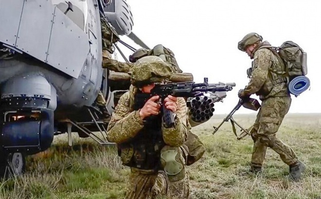 Nga sẽ đưa thêm 800 binh lính tham gia vào cuộc tập trận ở gần biên giới với Afghanistan. Ảnh minh họa: caspiannews.com