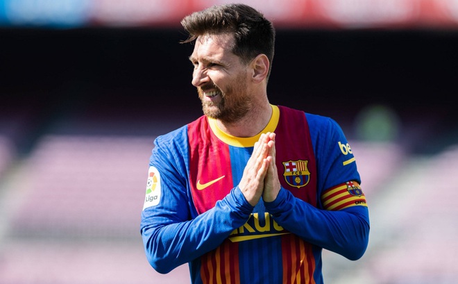 Barca vẫn chưa thể chính thức ký hợp đồng mới với Lionel Messi. (Ảnh: Getty)