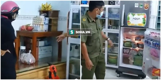 Một gia đình cầu cứu xin tiếp tế thực phẩm, cán bộ xuống thăm thấy tủ lạnh ngập thức ăn, gạo, sữa đầy trong kho - Ảnh 2. Một gia đình cầu cứu xin tiếp tế thực phẩm, cán bộ xuống thăm thấy tủ lạnh ngập thức ăn, gạo, sữa đầy trong kho - Ảnh 2.