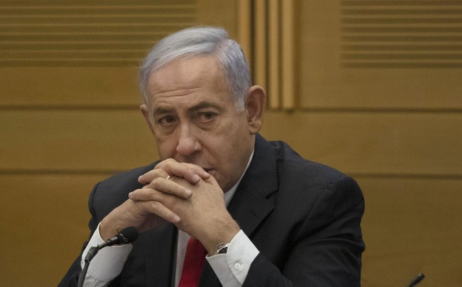 Ông Netanyahu tại Quốc hội Israel vào ngày 14/6/2021. Ảnh: AP