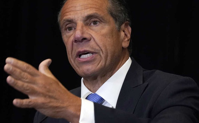 Thống đốc New York Andrew Cuomo. Ảnh: AP