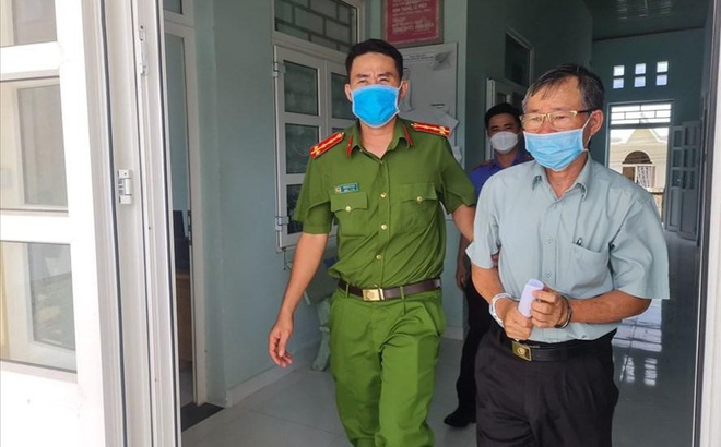 Bị can Phí Văn Thành bị bắt.