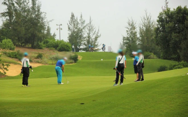 Sân golf FLC Nhơn Lý (TP Quy Nhơn), nơi giám đốc Sở Du lịch, Phó cục trưởng Cục Thuế Bình Định đi chơi golf "chui" cùng 2 doanh nhân