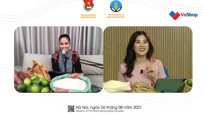 HHen Niê lần đầu livestream bán toàn nông đặc sản Đồng Tháp, mát tay chốt 1.200 đơn hàng - Ảnh 2.