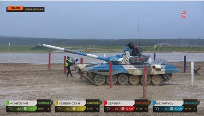 Tank Biathlon 2021: Ông lớn Belarus bất ngờ bị vùi dập, Serbia và Uzbekistan đang chơi sát ván - Ảnh 1.
