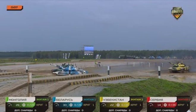 Tank Biathlon 2021: Ông lớn Belarus dạy cho các đối thủ biết thế nào là đấu tăng - Trận quyết đấu bắt đầu - Ảnh 2.