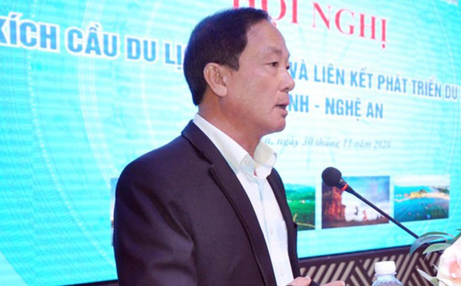 Ông Nguyễn Văn Dũng tại 1 hội nghị xúc tiến du lịch