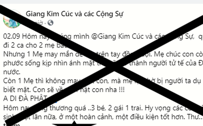 Thông tin trên nhóm "Giang Kim Cúc và các Cộng sự"