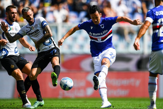 Công làm thủ phá, Inter Milan bất lực để Sampdoria cầm chân với tỷ số 2-2 sau 90 phút - Ảnh 4.