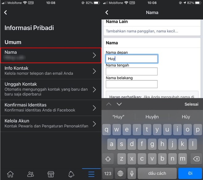 Cách đặt tên Facebook 1 chữ trên điện thoại, máy tính dễ, mới nhất - Ảnh 7.