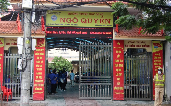 Trường THCS Ngô Quyền, TP Hải Phòng.