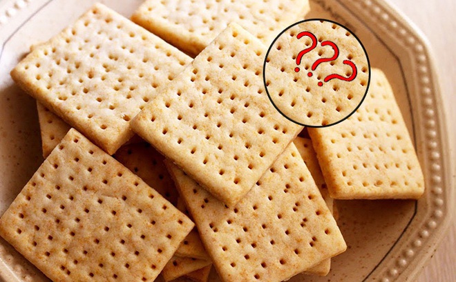 Tại sao bánh quy lại có các lỗ nhỏ như vậy?