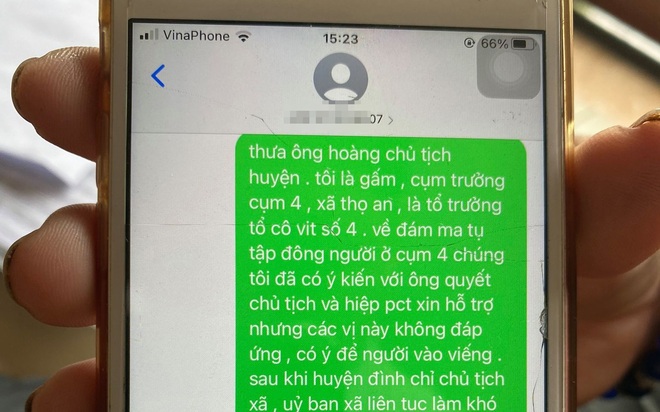 Vụ đình chỉ cán bộ phản ánh đưa tang đông người ở Hà Nội: Phó Chủ tịch nhận lỗi, bãi bỏ quyết định - Ảnh 2.