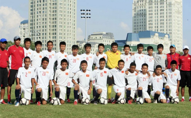 Đội hình U16 Việt Nam năm 2011. (Ảnh: VFF).