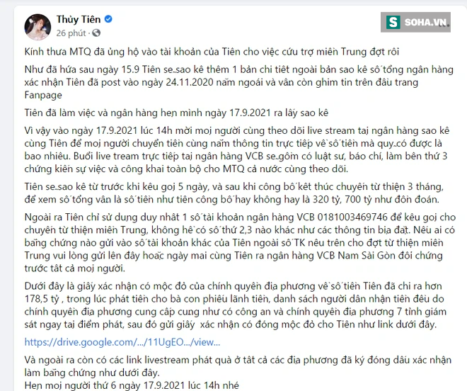 Phòng giao dịch Vietcombank sẽ là sân khấu livestream sao kê của Công Vinh Thủy Tiên - Ảnh 3. Phòng giao dịch Vietcombank sẽ là sân khấu livestream sao kê của Công Vinh Thủy Tiên - Ảnh 3.