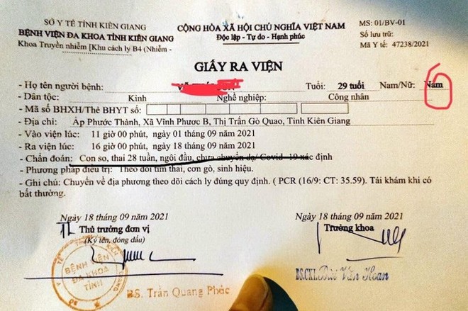 Làm rõ vụ người đàn ông mắc Covid-19 bị ghi nhầm... đang mang thai 28 tuần - Ảnh 1.