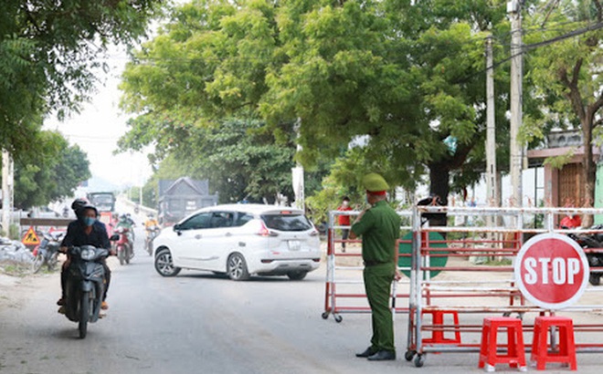 TP Phan Rang - Tháp Chàm thực hiện giãn cách xã hội theo Chỉ thị 16. Ảnh: Báo Ninh Thuận