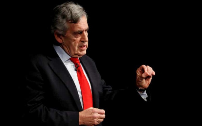 Cựu Thủ tướng Anh Gordon Brown. Ảnh: Reuters