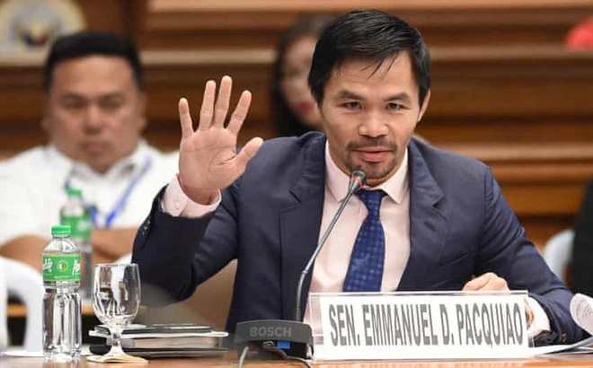 Huyền thoại quyền anh Pacquiao sẽ tranh cử Tổng thống Philippines. Ảnh: Guardian