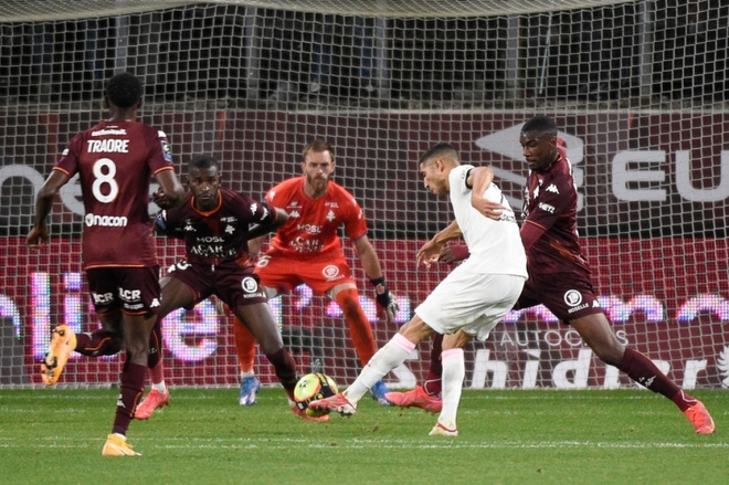 Messi vắng mặt vì chấn thương, PSG suýt mất điểm trước đội cuối bảng Ligue 1 - Ảnh 8.