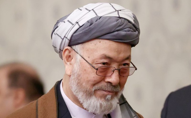 Thủ lĩnh nhóm sắc tộc Hazara - ông Mohammad Karim Khalili. Ảnh: TASS