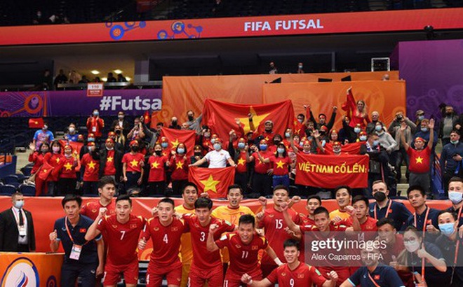Đội tuyển Việt Nam vừa trải qua Futsal World Cup 2021 đầy tự hào. Ảnh: GETTY