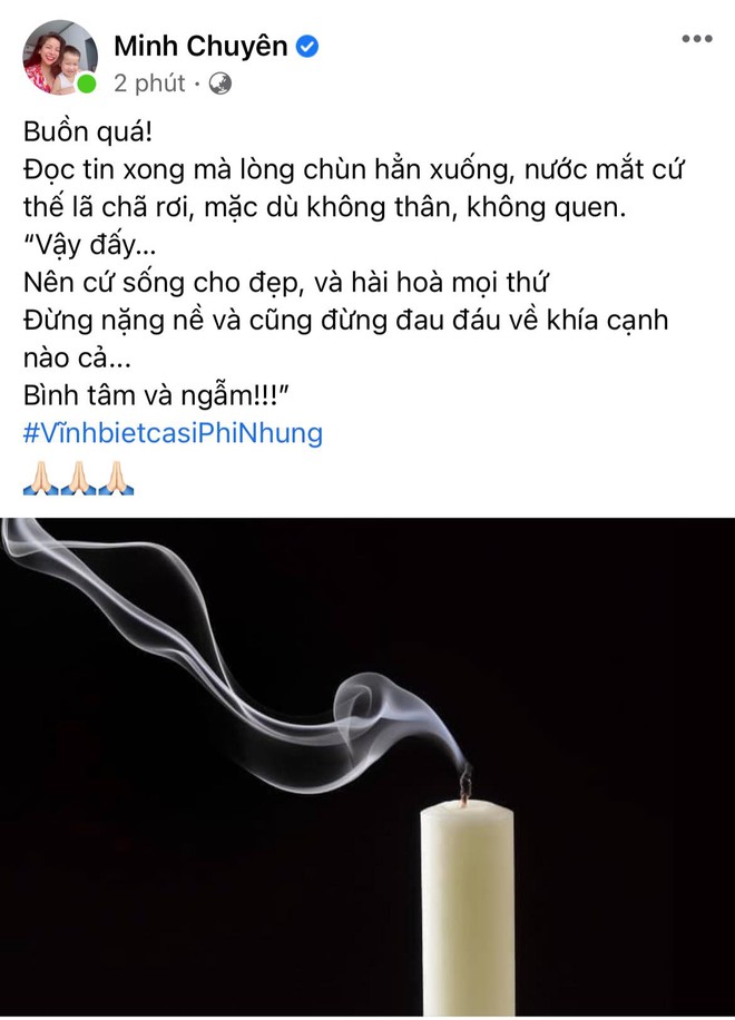 Sao Việt bàng hoàng, đau xót khi nghe tin Phi Nhung qua đời: Phép màu đã không xảy ra! - Ảnh 5.