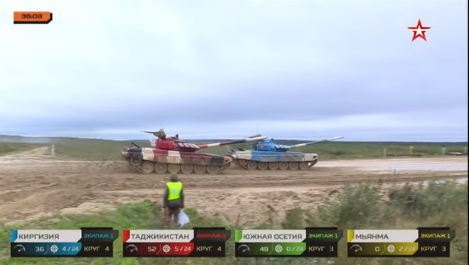 Chung kết Tank Biathlon 2021: Nam Ossetian drift, Tajikistan và Kyrgystan suýt đâm nhau - Vô cùng quyết liệt và gay cấn, chưa bao giờ đáng xem như thế - Ảnh 3.