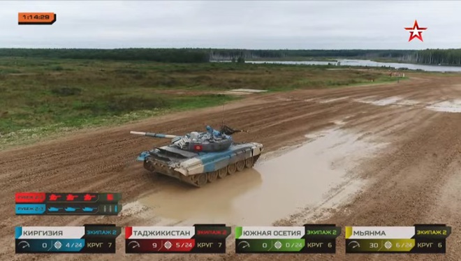 Chung kết Tank Biathlon 2021: Trận đấu đang diễn ra vô cùng quyết liệt và gay cấn - Chưa bao giờ đáng xem như thế - Ảnh 1.