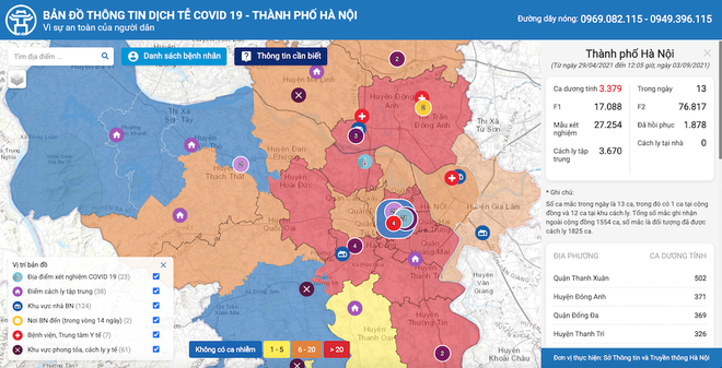 Hà Nội: Phân định vùng vùng đỏ, vùng cam, vùng xanh để áp dụng biện pháp chống dịch mới như thế nào? - Ảnh 1.