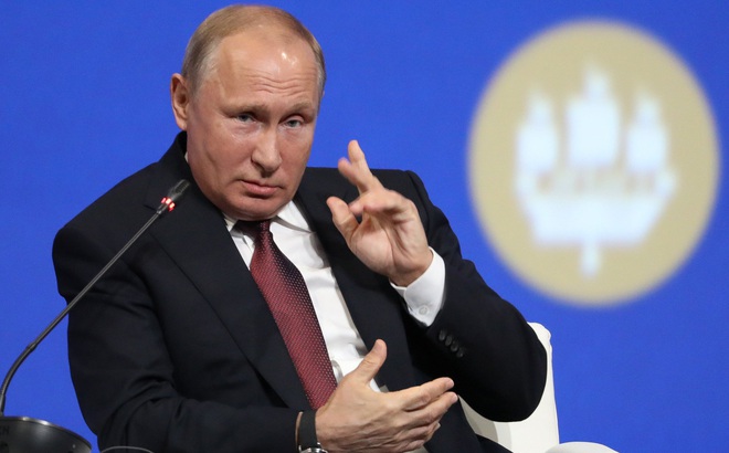 Tổng thống Nga Vladimir Putin. Ảnh: Bloomberg