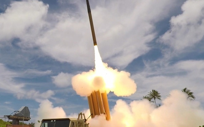 Hệ thống tên lửa phòng thủ tầm cao giai đoạn cuối (THAAD). Ảnh: Cơ quan phòng thủ tên lửa Mỹ.