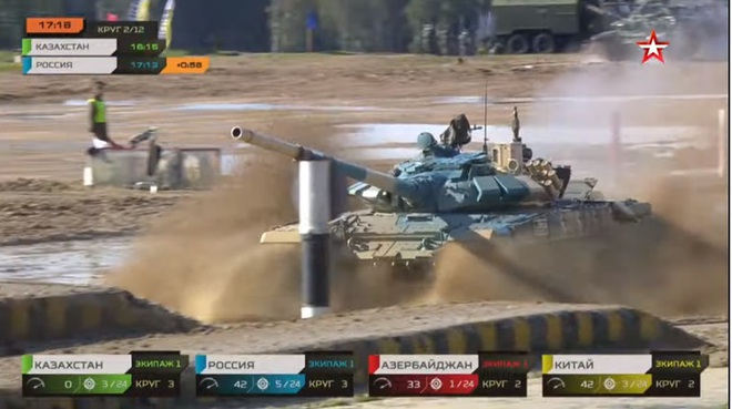 Chung kết Tank Biathlon 2021: Nga và Trung Quốc một mất một còn - Trận quyết chiến cuối cùng đang diễn ra vô cùng hấp dẫn - Ảnh 2.