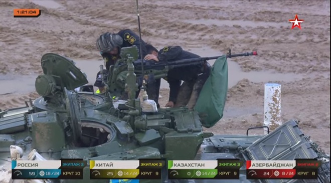 Chung kết Tank Biathlon 2021: Nga đang dạy cho Trung Quốc 1 bài học - Thế mới là đua xe tăng, vô cùng đẳng cấp - Ảnh 3.
