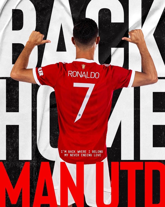 Ronaldo phấn khích vì được mang áo số 7 ở Man United - Ảnh 1.