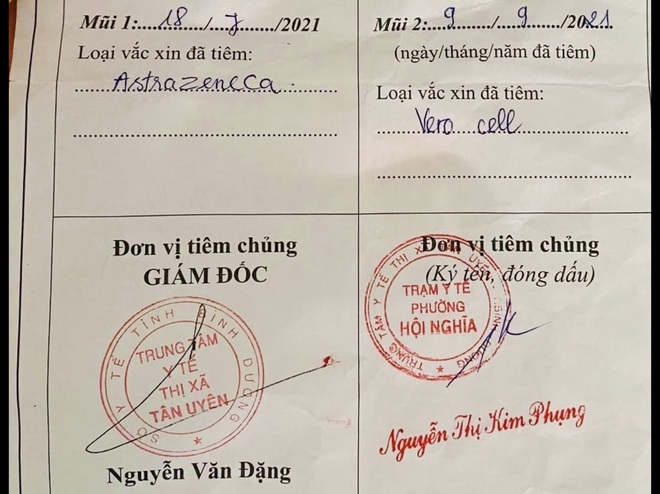 Bình Dương cho phép người dân đã tiêm vắc xin sau 14 ngày được ra đường; Xác minh nhân viên y tế ghi nhầm hay tiêm nhầm vắc xin Covid-19 - Ảnh 1.