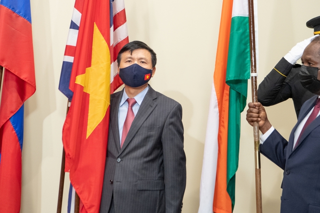 Hạ quốc kỳ kết thúc nhiệm kỳ Ủy viên không thường trực Hội đồng Bảo an của Việt Nam - Ảnh 2.
