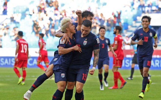 Ngày này 3 năm trước, Chanathip ghi bàn giúp ĐT Thái Lan có chiến thắng ở Asian Cup. (Ảnh: Getty).