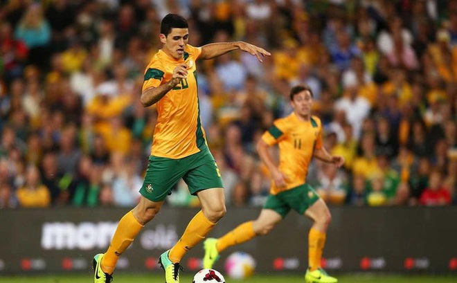 Tom Rogic trong màu áo ĐT Australia