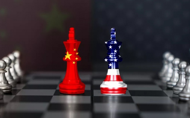 Cạnh trạnh địa chiến lược giữa Mỹ và Trung Quốc (ảnh minh họa: CNET).