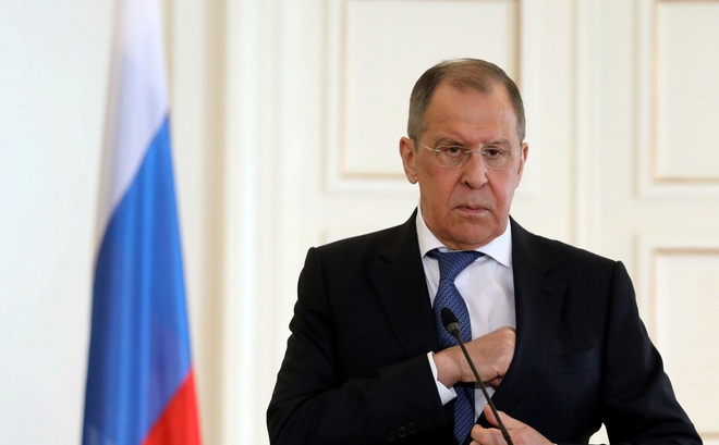 Ngoại trưởng Nga Sergey Lavrov. Ảnh: Reuters