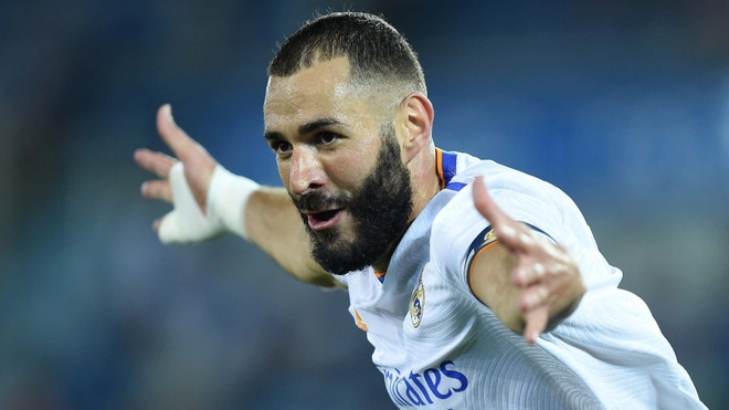 Cuộc đua “Chiếc giày Vàng” châu Âu: Benzema tăng tốc, Haaland hụt hơi - Ảnh 9.