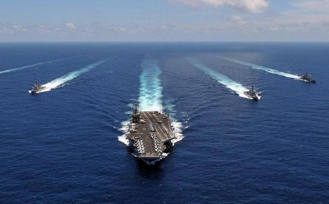 Tàu sân bay USS Kitty Hawk khi còn hoạt động. Nguồn: Interne