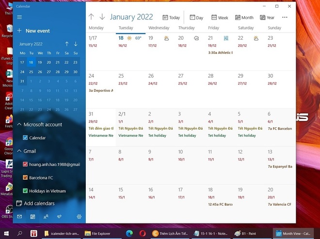 Hướng dẫn cài lịch âm cho Windows 10 - Ảnh 4.